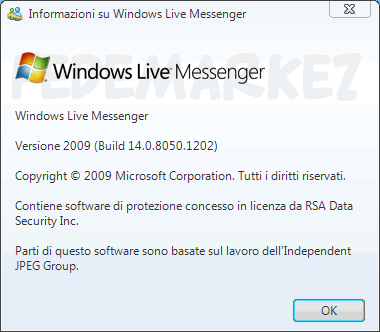 Windows Live Messenger 2009 RC informazioni
