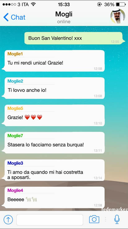 Frasi San Valentino Whatsapp Fedemarkez