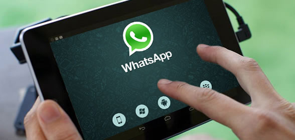 whatsapp su tablet